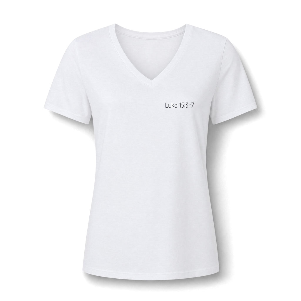 Women's Relaxed Heather CVC V-Neck Tee